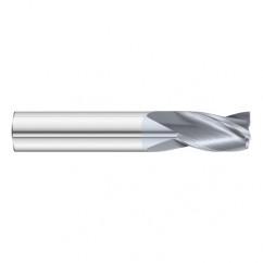 1" Dia. x 4 Overall Length 3-Flute Square End Solid Carbide SE End Mill-Round Shank-Center Cut-TiCN - Makers Industrial Supply