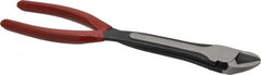 Proto - 11-1/8" OAL, 1-1/8" Capacity, Diagonal Cutter - 1" Jaw Length x 63/64" Jaw Width, Oval/Angled Head, Plastisol Handle - Makers Industrial Supply