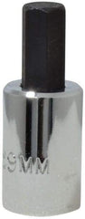 Proto - 3/8" Drive, 9mm Hex Bit Socket - 1-49/64" OAL, 3/4" Bit Length - Makers Industrial Supply