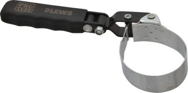 Plews - 2-1/4 to 2-9/16" Diam, Swivel Handle CompactOil Filter Wrench - Steel, For Use with Filters from 2-1/4 to 2-9/16" - Makers Industrial Supply