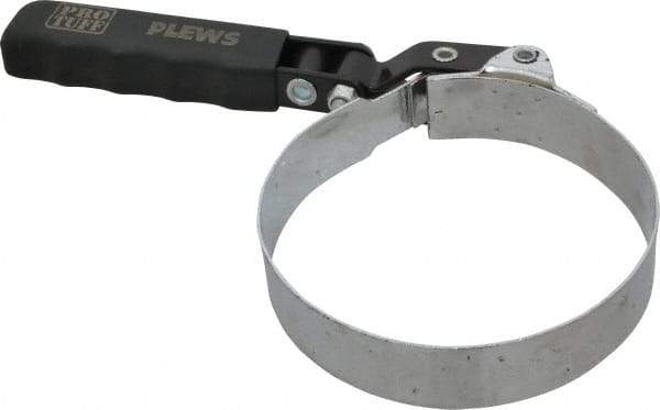 Plews - 4-1/8 to 4-1/2" Diam, Swivel Handle Large Oil Filter Wrench - Steel, For Use with Filters from 4-1/8 to 4-1/2" - Makers Industrial Supply