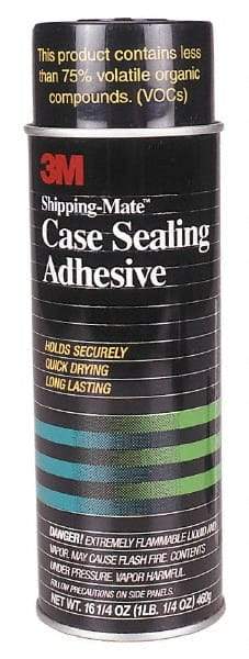 3M - 24 oz Aerosol Clear Spray Adhesive - High Tack, 160°F Heat Resistance, 100 Sq Ft Coverage, 15 min Max Bonding Time, Flammable, Series 94 - Makers Industrial Supply