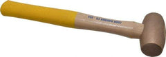 Cook Hammer - 1-1/2 Lb Head Nonsparking Mallet - 13" OAL, Wood Handle - Makers Industrial Supply