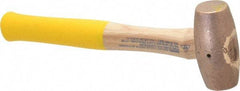 Cook Hammer - 2 Lb Head Nonsparking Mallet - 13" OAL, Wood Handle - Makers Industrial Supply