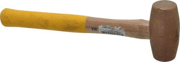 Cook Hammer - 3 Lb Head Nonsparking Mallet - 16" OAL, Wood Handle - Makers Industrial Supply