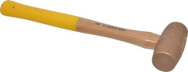 Cook Hammer - 4 Lb Head Nonsparking Mallet - 16" OAL, Wood Handle - Makers Industrial Supply