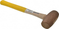 Cook Hammer - 6 Lb Head Nonsparking Mallet - 16" OAL, Wood Handle - Makers Industrial Supply