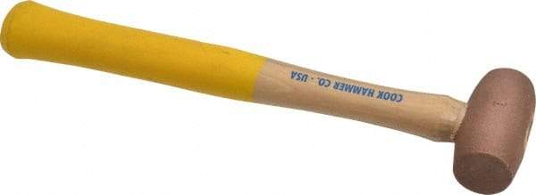 Cook Hammer - 1 Lb Head Nonsparking Mallet - 12" OAL, Wood Handle - Makers Industrial Supply