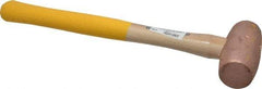 Cook Hammer - 4 Lb Head Nonsparking Mallet - 16" OAL, Wood Handle - Makers Industrial Supply