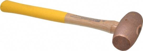 Cook Hammer - 5 Lb Head Nonsparking Mallet - 16" OAL, Wood Handle - Makers Industrial Supply