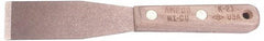 Ampco - 3-1/2" Wide Nickel Copper Putty Knife - Flexible, Wood Handle, 8-1/2" OAL - Makers Industrial Supply