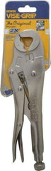 Irwin - 10" OAL Locking Jaw Locking Pliers - 5/8 to 1-1/8" Jaw Opening, Standard Handle - Makers Industrial Supply