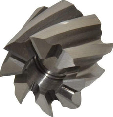 Keo - 1-1/2" Diam, 1/2" Arbor Hole Diam, 1-1/8" Length of Cut, 8 Flute, Cobalt, Finisher Shell End Mill - Right Hand Cut, Right Hand Spiral Flute, Uncoated - Makers Industrial Supply