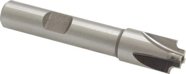 Keo - 1/16" Radius, 7/16" Mill Diam, 4 Flute High Speed Steel Corner Rounding End Mill - Single End, Uncoated, 1/4" Tip Diam, 2-1/2" OAL, 3/8" Shank Diam - Makers Industrial Supply