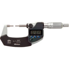 ‎0 - 1 / 0 - 25.4 mm Range - 0.00005 / 0.001 mm Res-3 mm (0.120) Dia-Spline Micrometer - Makers Industrial Supply