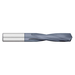 Titan USA - Screw Machine Length Drill Bits; Drill Bit Size (Decimal Inch): 0.3770 ; Drill Bit Size (Letter): V ; Drill Point Angle: 135 ; Drill Bit Material: Solid Carbide ; Drill Bit Finish/Coating: AlTiN ; Flute Type: Spiral - Exact Industrial Supply