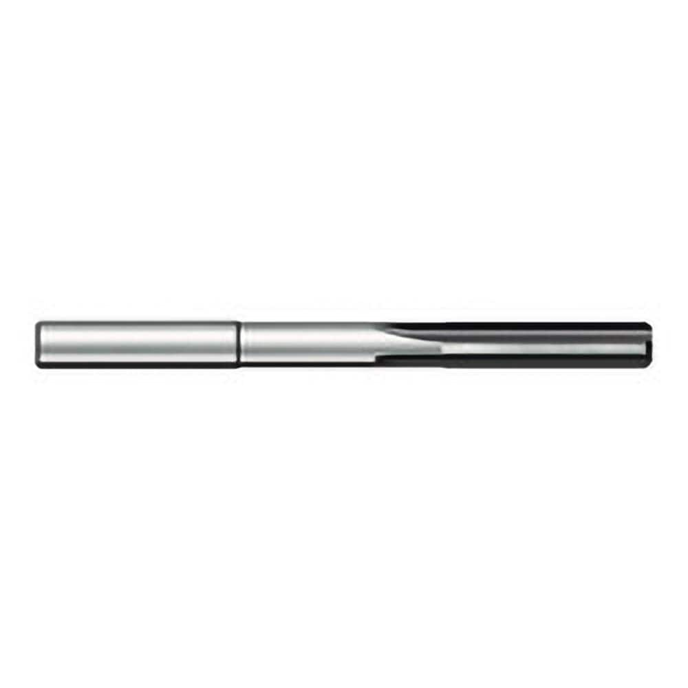 Chucking Reamer: 0.074″ Dia, 1-3/4″ OAL, 1/2″ Flute Length, Straight Shank, Solid Carbide 4 Flute