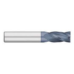 Titan USA - Square End Mills; Mill Diameter (Inch): 1/4 ; Mill Diameter (Decimal Inch): 0.2500 ; Number of Flutes: 4 ; Length of Cut (Inch): 3/4 ; Length of Cut (Decimal Inch): 0.7500 ; Material: Solid Carbide - Exact Industrial Supply