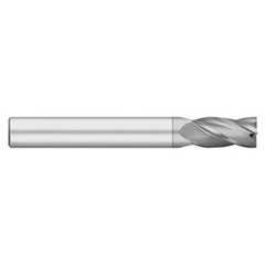 Titan USA - Square End Mills; Mill Diameter (Inch): 1/4 ; Mill Diameter (Decimal Inch): 0.2500 ; Number of Flutes: 4 ; Length of Cut (Inch): 1 ; Length of Cut (Decimal Inch): 1.0000 ; Material: Solid Carbide - Exact Industrial Supply