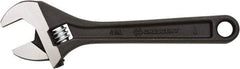 Crescent - 1/2" Jaw Capacity, 4" Standard Adjustable Wrench - Steel, Black Finish, 4" OAL - Makers Industrial Supply