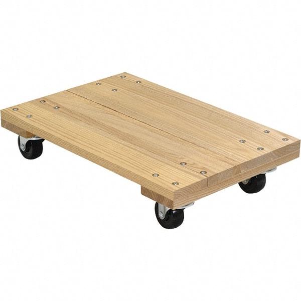 Vestil - 900 Lb Capacity Hardwood Dolly - 24" Long x 16" Wide - Makers Industrial Supply