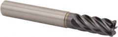 Kennametal - 12mm, 6 Flute, Single End, Solid Carbide, 3mm Corner Radius End Mill - 84mm OAL, 38° Helix, Right Hand Flute, 26mm LOC, Right Hand Cut, 36mm Extended Reach - Makers Industrial Supply