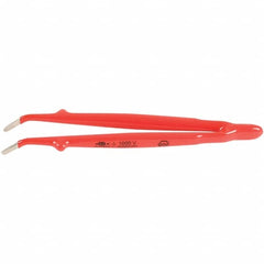 Wiha - Tweezers Type: Insulated Pattern: Angled - Makers Industrial Supply