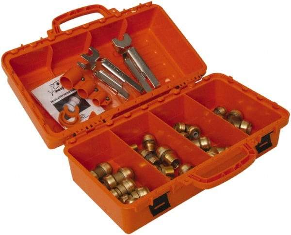 SharkBite - 26 Piece Contractor Kit - 1/4 to 1" Capacity - Makers Industrial Supply