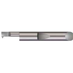 Micro 100 - Single Point Threading Tools; Thread Type: Internal ; Material: Solid Carbide ; Profile Angle: 60 ; Threading Diameter (Decimal Inch): 0.3200 ; Cutting Depth (Decimal Inch): 0.7500 ; Maximum Threads Per Inch: 32 - Exact Industrial Supply