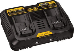 DeWALT - 12 & 20 Volt, 2 Battery Lithium-Ion Power Tool Charger - 1 hr & 30 min to Charge, 12/20 Volt Max Batteries Power Source, Batteries Included - Makers Industrial Supply