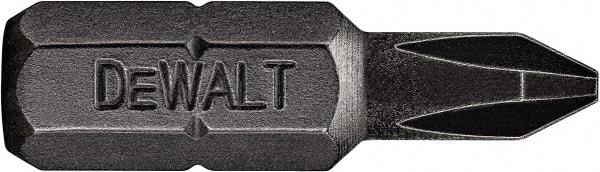 DeWALT - #1 Frearson Bit - 1/4" Hex Drive, 1" OAL - Makers Industrial Supply