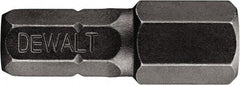 DeWALT - 9/64" Hex Security Bit - 1/4" Hex Drive, 1" OAL - Makers Industrial Supply