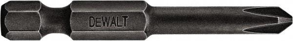 DeWALT - #2 Frearson Bit - 1/4" Hex Drive, 2" OAL - Makers Industrial Supply