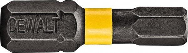 DeWALT - 1/8" Hex Bit - 1/4" Hex Drive, 1" OAL - Makers Industrial Supply