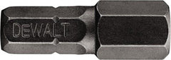 DeWALT - 7/64" Hex Bit - 1/4" Hex Drive, 1" OAL - Makers Industrial Supply