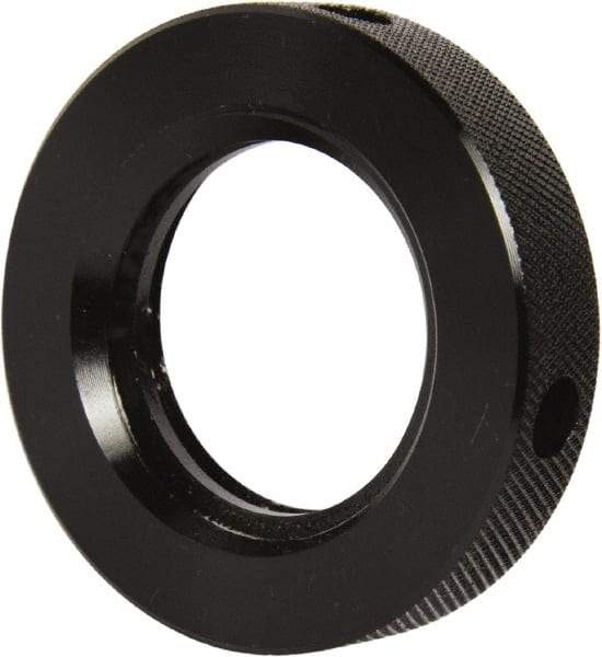 Gibraltar - 1-1/2 - 5 Acme Steel Right Hand Hex Jam Nut - 2-1/4" Across Flats, 1/2" High, Black Oxide Finish, 2G Class of Fit - Makers Industrial Supply