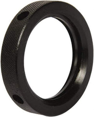 Gibraltar - 2-5 Acme Steel Right Hand Hex Jam Nut - 2-1/2" Across Flats, 1/2" High, Black Oxide Finish, 2G Class of Fit - Makers Industrial Supply