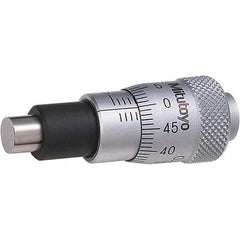 Mitutoyo - Mechanical Micrometer Heads Minimum Measurement (mm): 0.00 Maximum Measurement (mm): 6.50 - Makers Industrial Supply