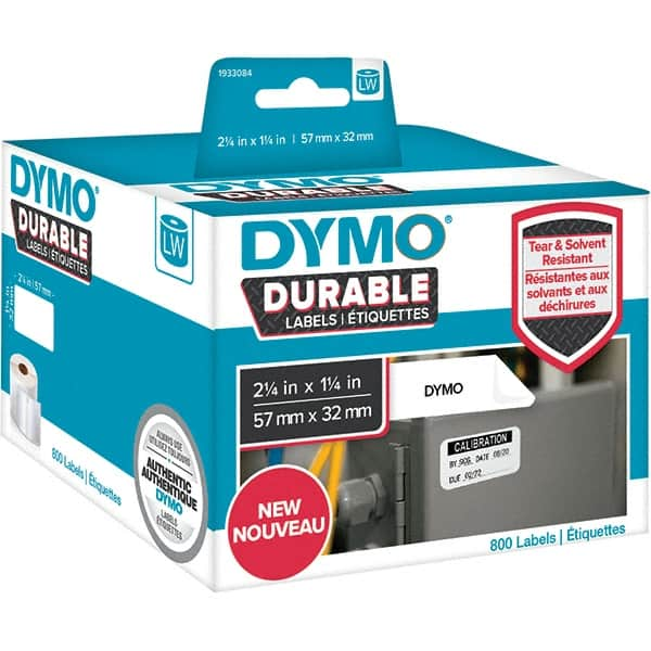 Dymo - Labels, Ribbons & Tapes Type: Multi-Purpose Label Color: White - Makers Industrial Supply