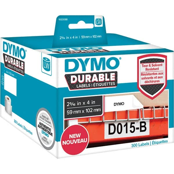 Dymo - Labels, Ribbons & Tapes Type: Shipping Labels Color: White - Makers Industrial Supply