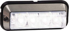 Buyers Products - Quad Flash Rate, Surface Mount Emergency Strobe Light Assembly - Powered by 12 to 24 Volts, Clear - Makers Industrial Supply