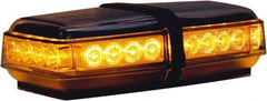 Buyers Products - Variable Flash Rate, Magnetic or Permanent Mount Emergency LED Lightbar Assembly - Powered by DC, Amber - Makers Industrial Supply