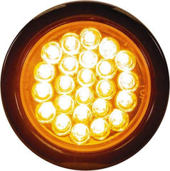 Buyers Products - 6 Flash Rate, Recessed Mount Emergency Strobe Light Assembly - Powered by 12 to 24 Volts, Amber - Makers Industrial Supply