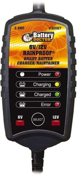 Battery Doctor - 6/12 Volt Automatic Charger/Maintainer - 2 Amps - Makers Industrial Supply