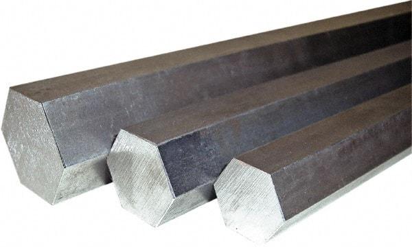 Value Collection - 1-3/4" Width Across Flats x 1' Long, Steel Hexagon Bar - Material Specification ASTM A108 - Makers Industrial Supply