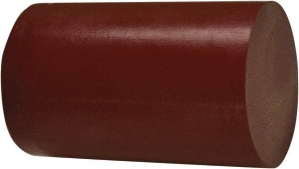 TriStar - 1' Long, 3/8" Diam, Plastic Plastic Rod - + 1/4 - 0.0" Length Tolerance, +0.015/-0.000" Diam Tolerance, 75D Hardness, Maroon - Makers Industrial Supply