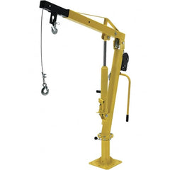 Vestil - 500 Lb Load Capacity, Steel Winch Operated Crane - 4' 5" Span - Makers Industrial Supply