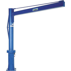 Vestil - 1,000 Lb Load Capacity, Steel Jib Crane - 8' Span - Makers Industrial Supply