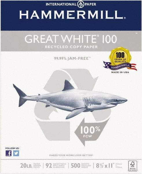 Hammermill - White Copy Paper - Use with All Office Equipment - Makers Industrial Supply