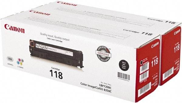 Canon - Black Toner Cartridge - Use with Canon imageCLASS LBP7200Cdn, LBP7660Cdn, MF8350Cdn, MF8380Cdw, MF8580Cdw - Makers Industrial Supply